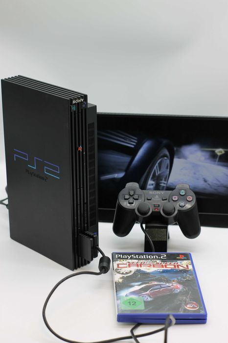 Klasyczna Konsola PlayStation 2 FAT + Need for Speed Carbon