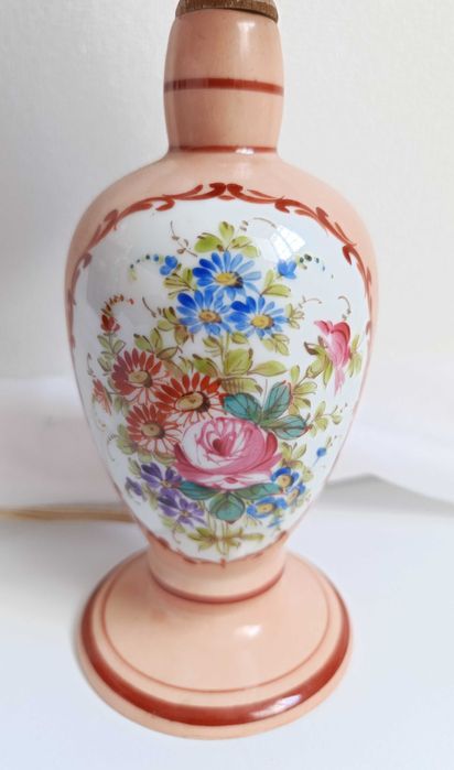 Candeeiro em Porcelana Salmão