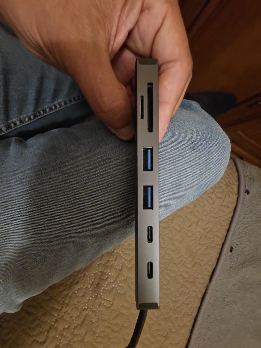 Leitor de cartões usb-c 7 em 1