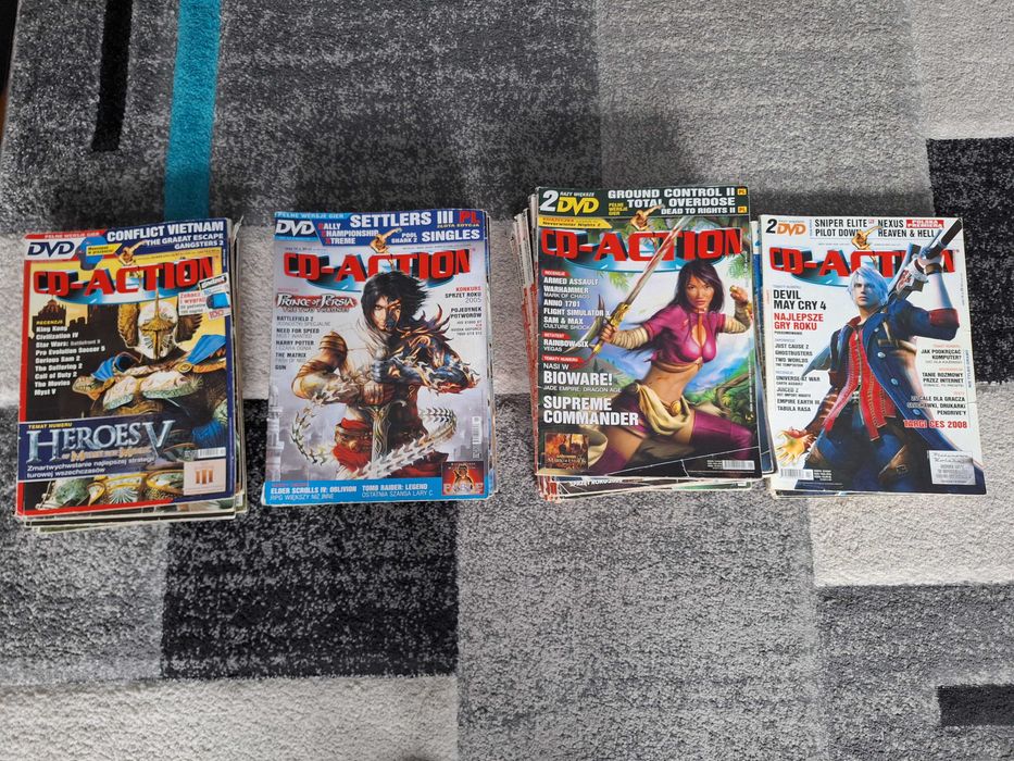 Czasopisma CD-Action lata od 2005 do 2008