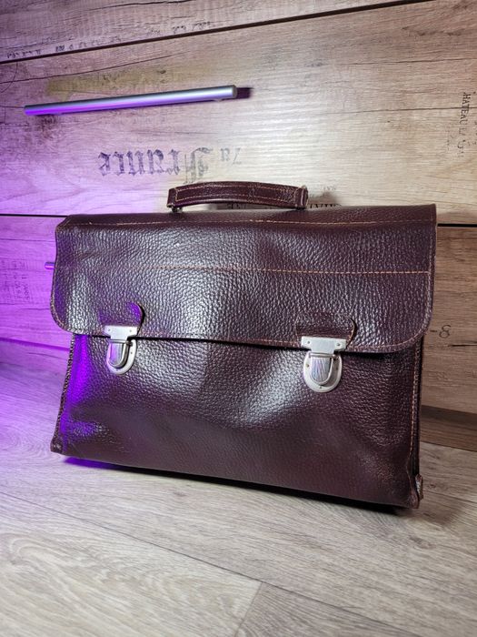 Шкіряний портфель, кейс для документів
