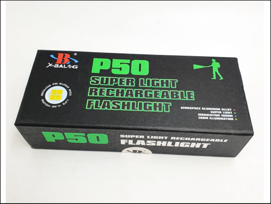 Професійний Акумуляторний Ліхтар P50 X-BALOG (1000W) -