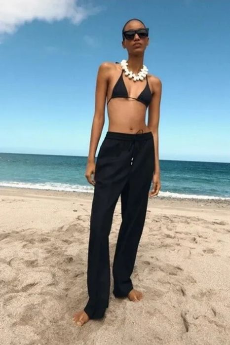 Штани ZARA льон нові з бірками