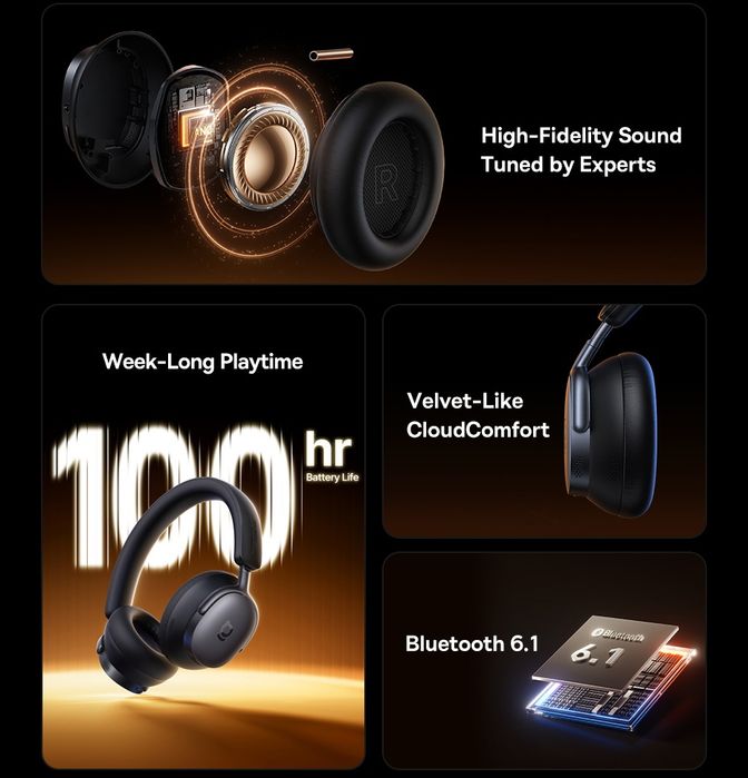 Hi-Res Bluetooth навушники Baseus Xh1 by BOSE