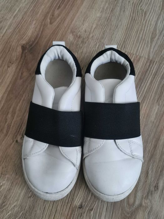adidasy chłopięce białe wsuwane 30 wkładka 19,5 cm