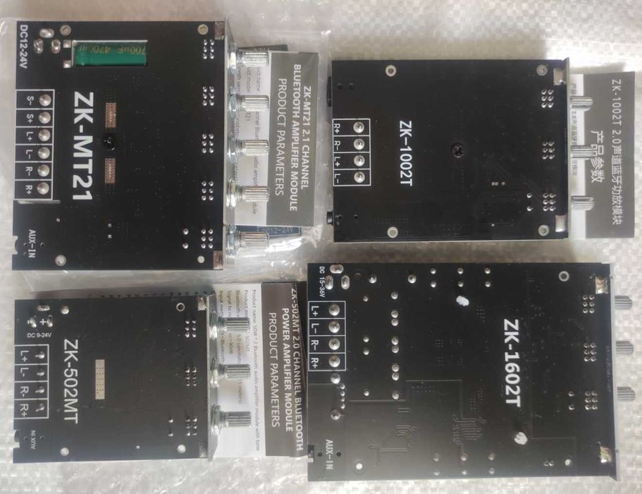 Усилитель 2.0 2.1 аудіо підсилювач ZK MT21 TB21 HT21 502MT 1002T 1602T