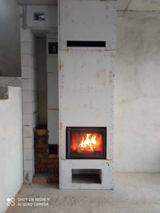 Професійний монтаж каміна, піч, буржуйки! Установка каміна.