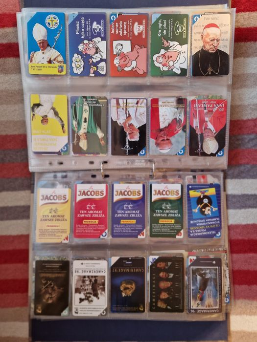 Karty telefoniczne 600 szt + albumy
