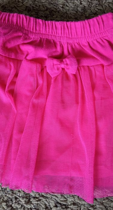 Różowa spódniczka tiulowa