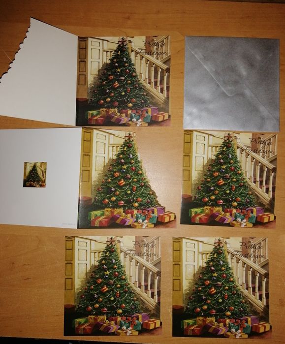Поздравительная открытка. Открытки  С Новым годом и Рождеством.Подарки