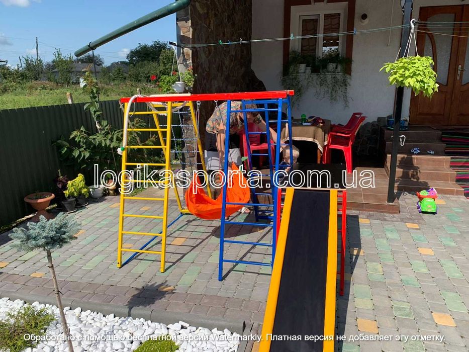 Детский спортивный комплекс 1,5-2 метра. Горка. Игровая площадка.