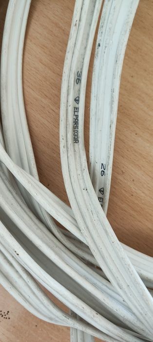Kable elektryczne po budowie