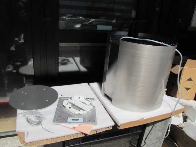 Okap wyspowy wiszący stal nierdzewna Smart Klarstein Skyfall