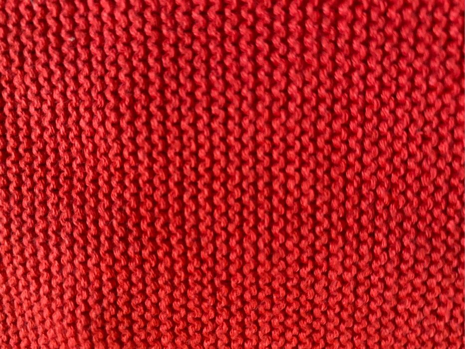 Top de tricot vermelho