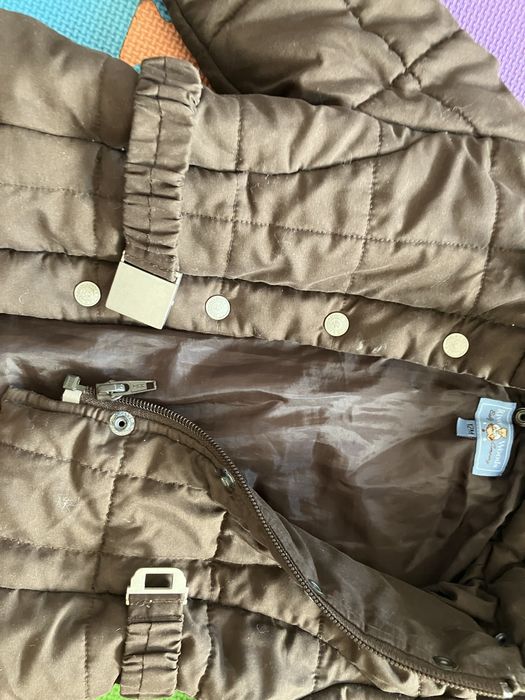 Kurtka brazowa ladna z kapturem 86