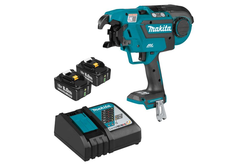 Wiązarka do zbrojeń Makita DTR180ZJ - 2025 r. | 2x aku 8Ah + ładowarka