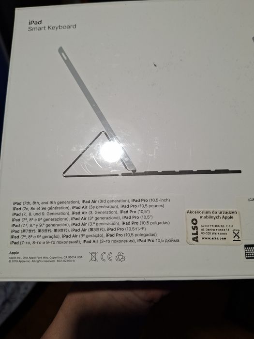 Klawiatura do tabletu Apple Smart Keyboard MX3L2Z/A Czarna