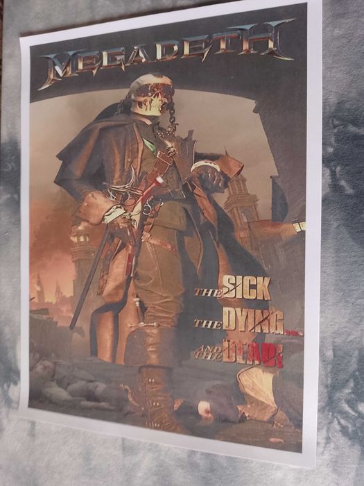 plakat na płótnie zespołu muzycznego megadeth