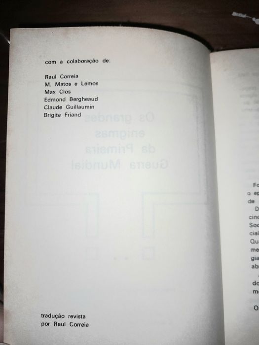 Livro Os Grandes Enigmas do nosso Tempo