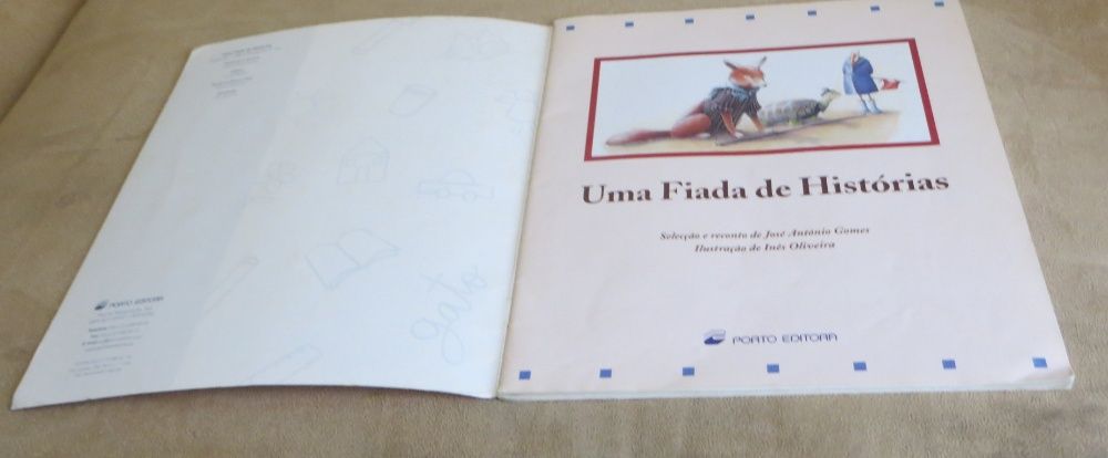 Livro infantil  "Uma Fiada de Histórias Crescer, Aprender, Sonhar"