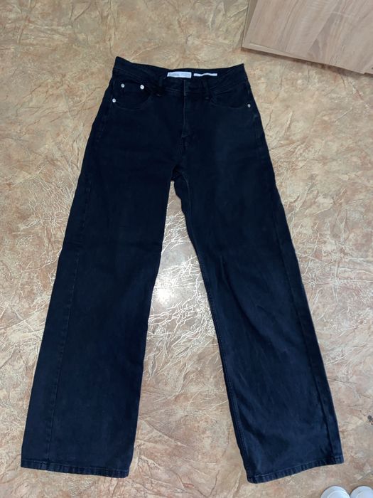 Джинси wide leg bershka m