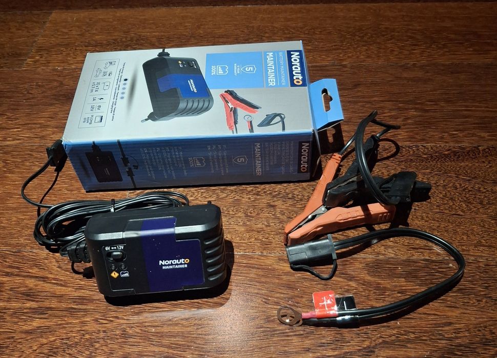 Norauto Maintainer – Carregador de manutenção de baterias 6V/12V 1A