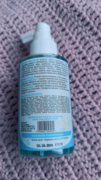 Trycho hydration Bosko wcierka Aga grzelak