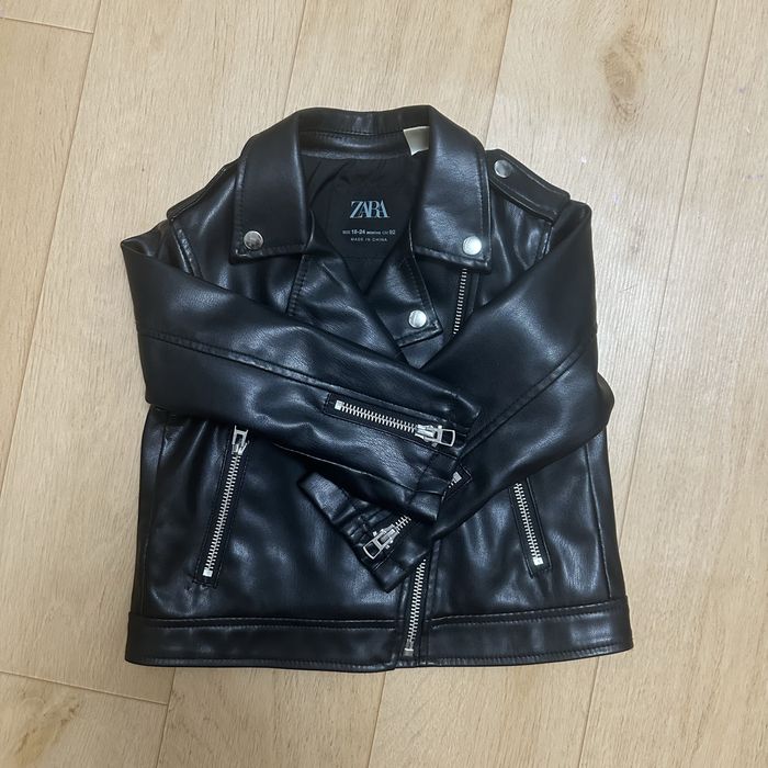 Кожана куртка Zara 92.