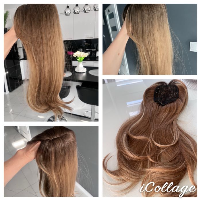 Topper miodowy blond 55 cm