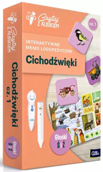Memo Logopedyczne. Cichodźwięki, Część 1. Albi. Nowy Produkt