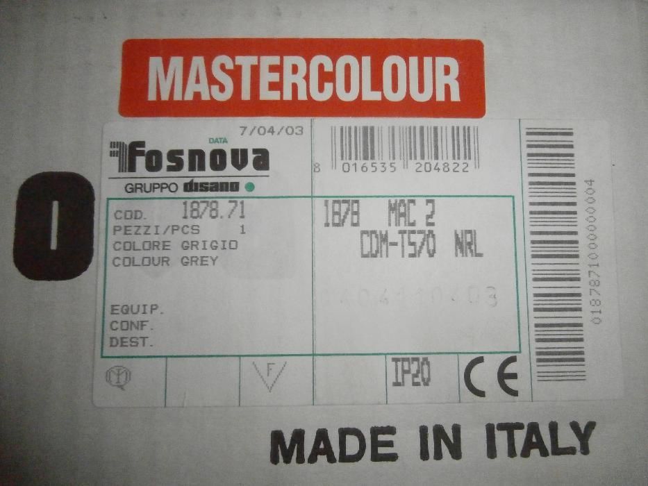 Iluminação de encastrar FOSNOVA 1878.71 MAC CDM-T570 NRL