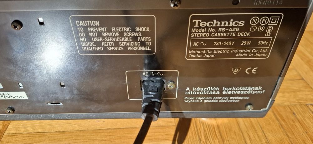 Magnetofon Technics AZ6