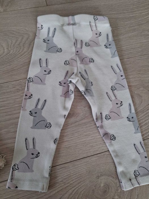 Legginsy zara króliczki 92