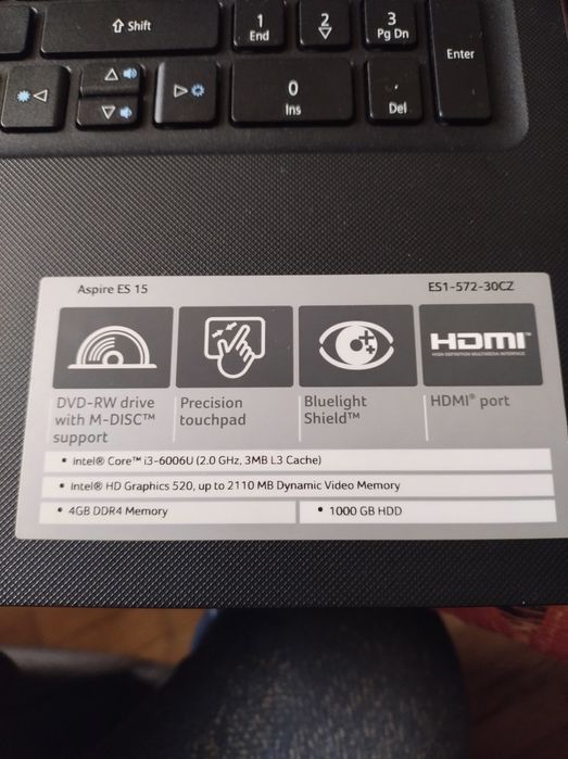 Laptop na sprzedaż E5 15 8g ram