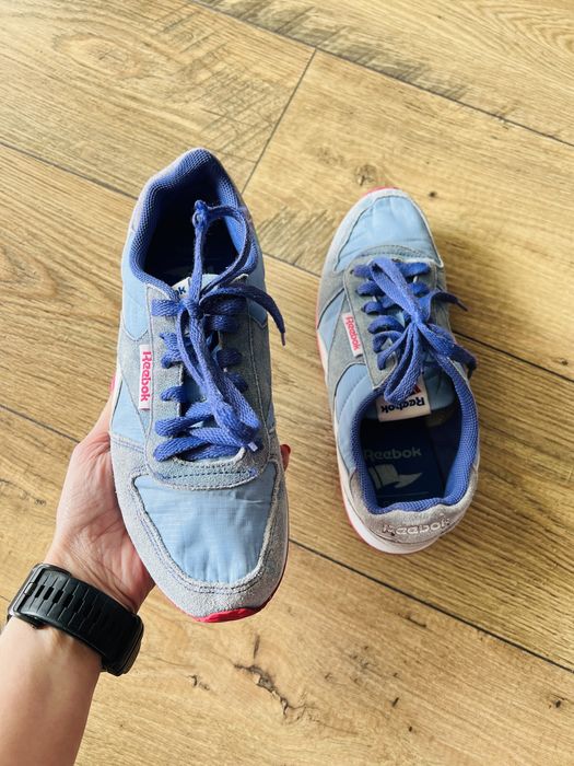 Damskie buty sportowe adidasy Reebok Classic Jogger 38 niebieskie fiol