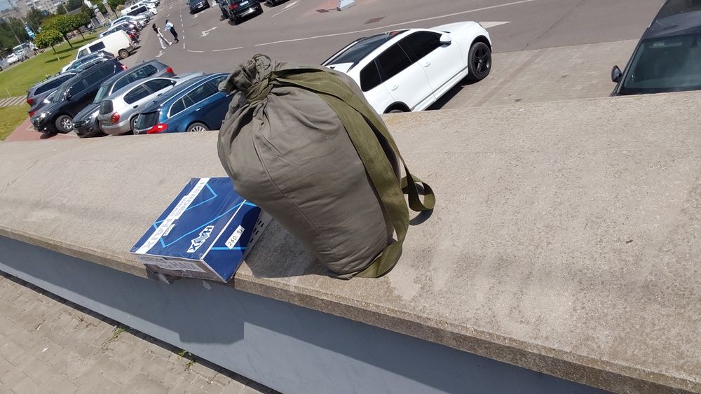 Компресіонний рюкзак армії Бундес оригінал WASHESACK OLIV 50 літрів