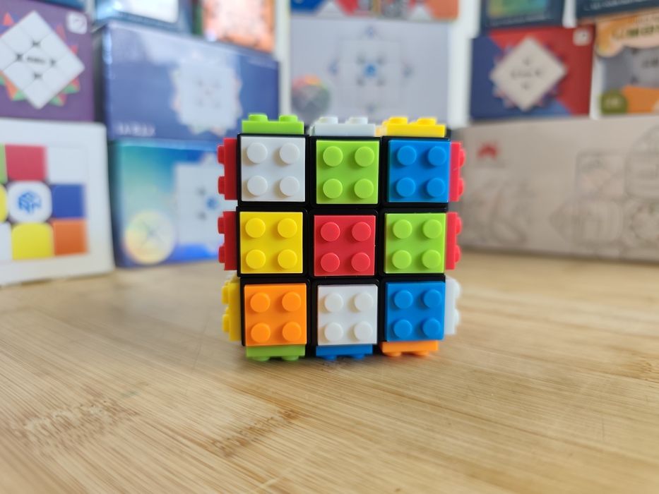 Cubo Mágico 3x3 Estilo Lego (Novo)