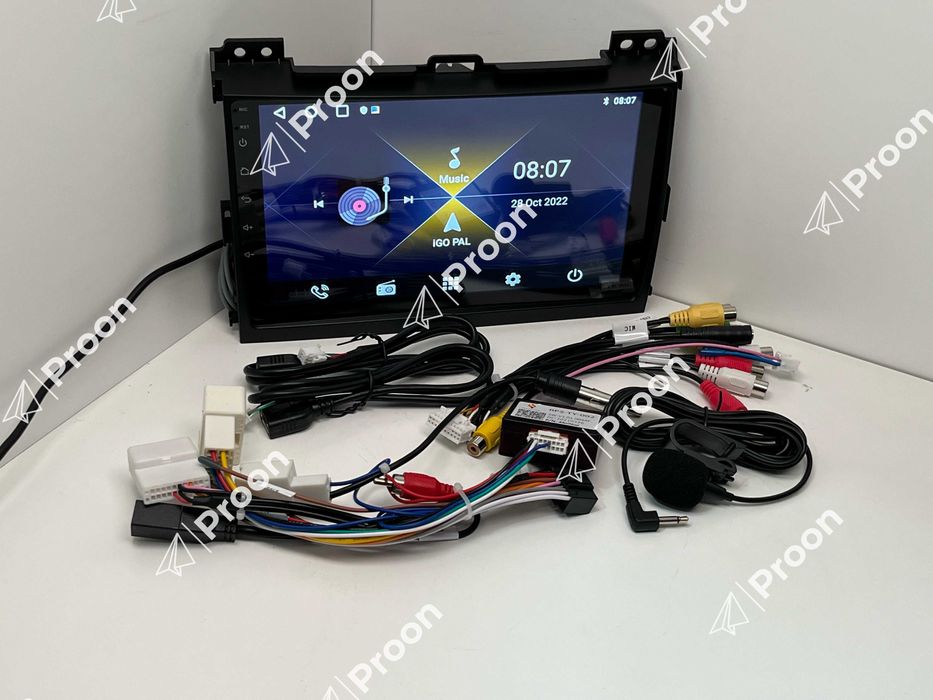Auto Radio Toyota Prado 120 Android 2Din Ano 2004 até 2009