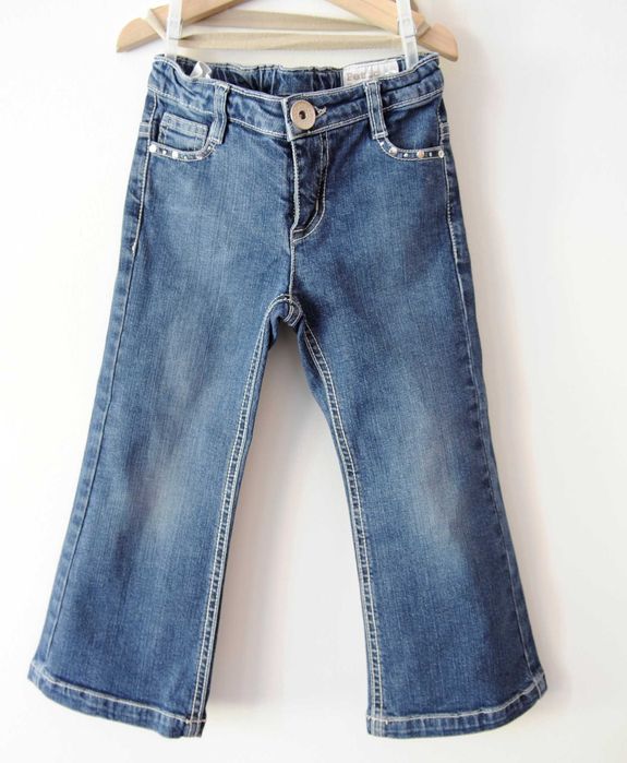 Conjunto de blusa e calças de ganga 2-3 anos