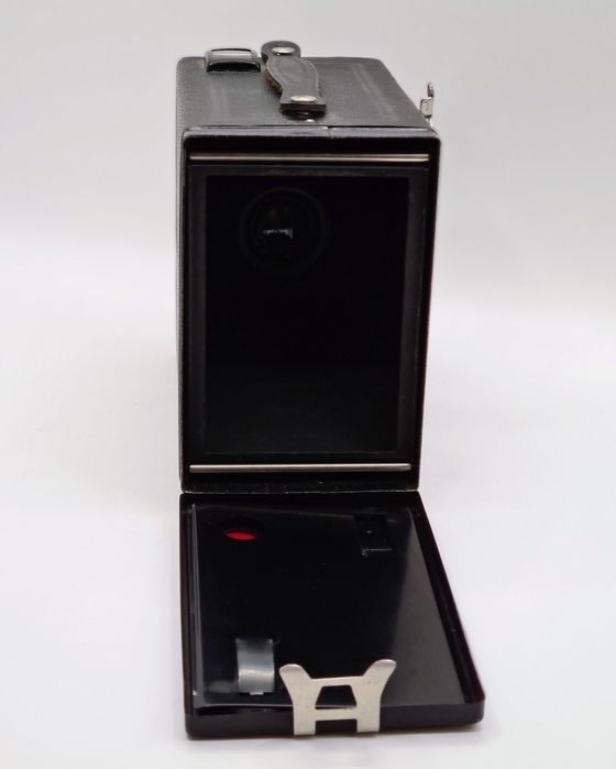 BALDA Micky Rollbox II 1932 – rzadki BOX 127 + futerał + stare dokumenty