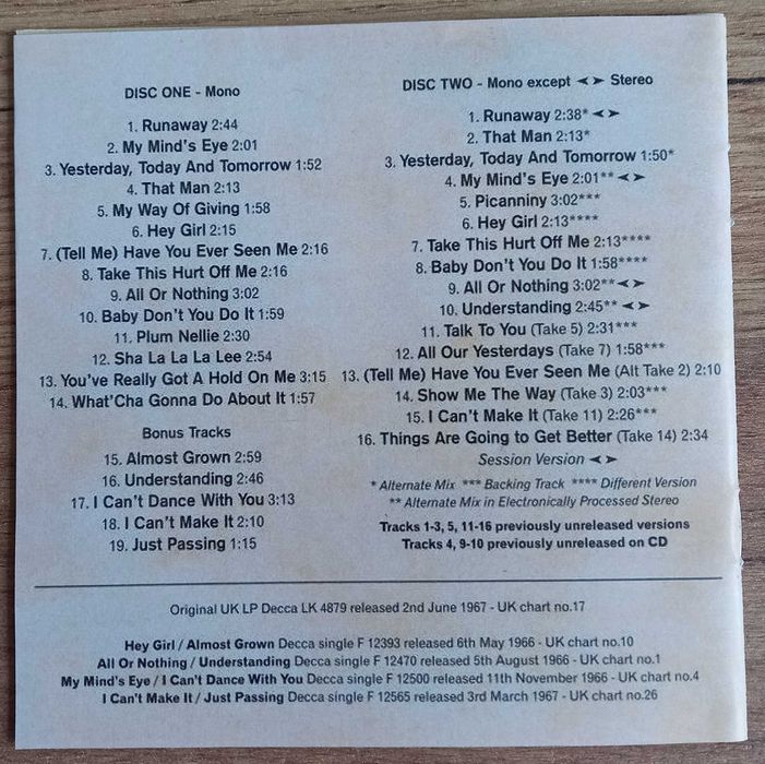 2CD The Small Faces "From the Beginning", 1967 год, выпуск 2012 года