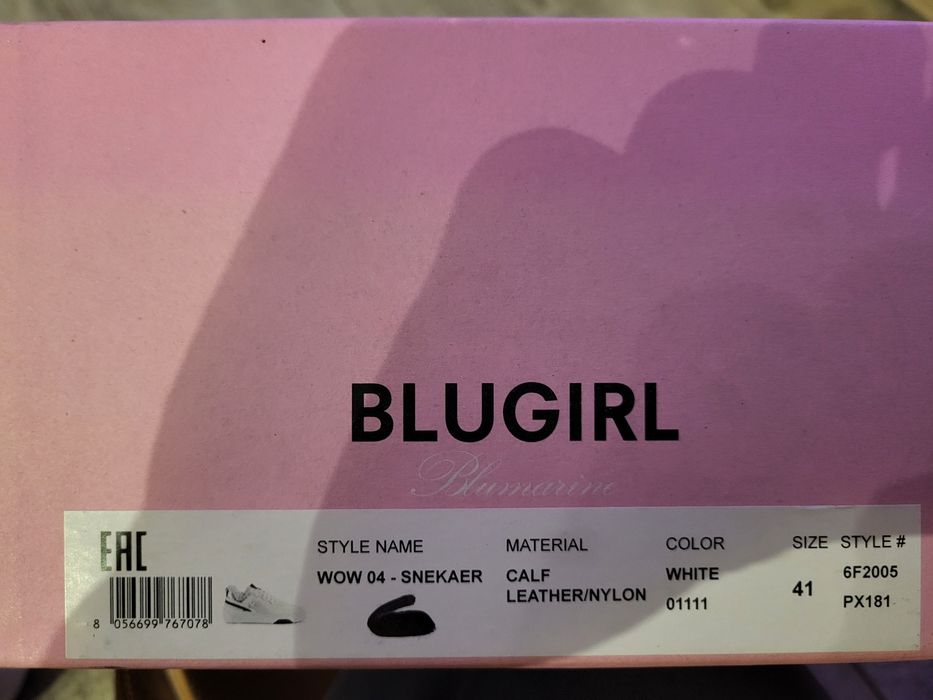 Sneakersy WOW Bluegirl Blumarine