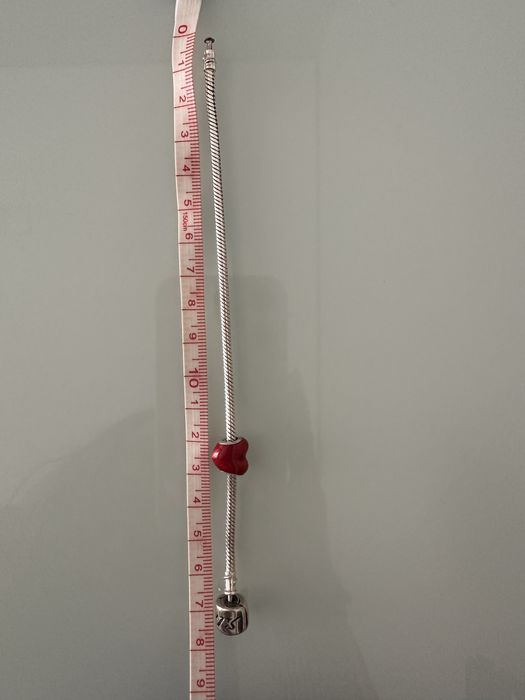 Pulseira silverado com conta