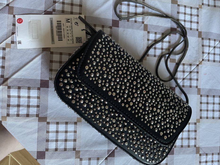 Нова чорна сумка Zara