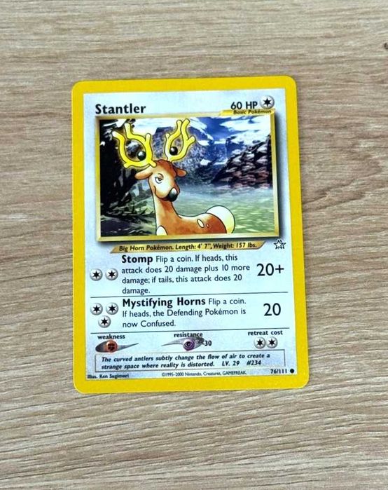 Neo Genesis Cartas Originais Pokémon TCG WOTC - ING