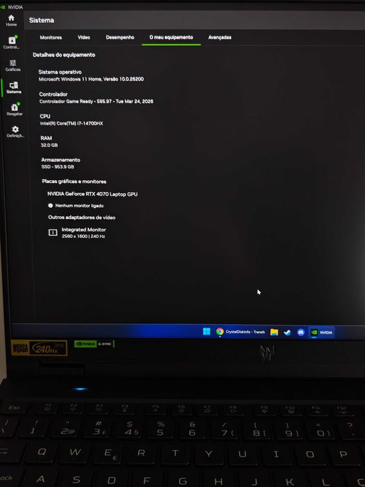 Acer Predator Helios Neo 16 | i7-14700HX | RTX 4070 | 32GB RAM | 240Hz