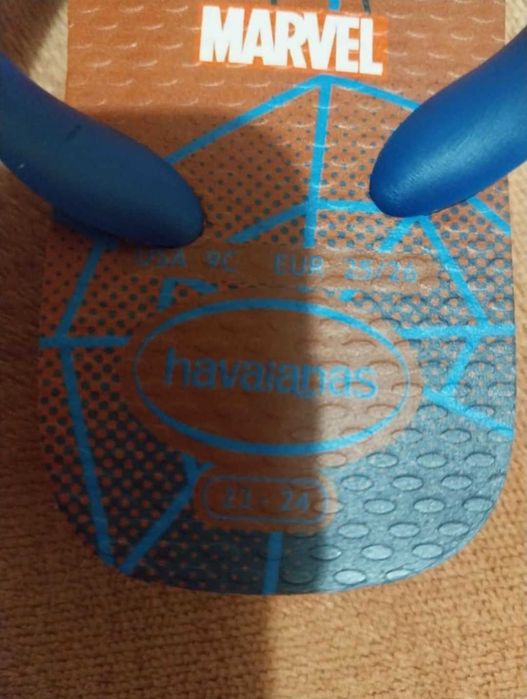 Havaianas criança spider man