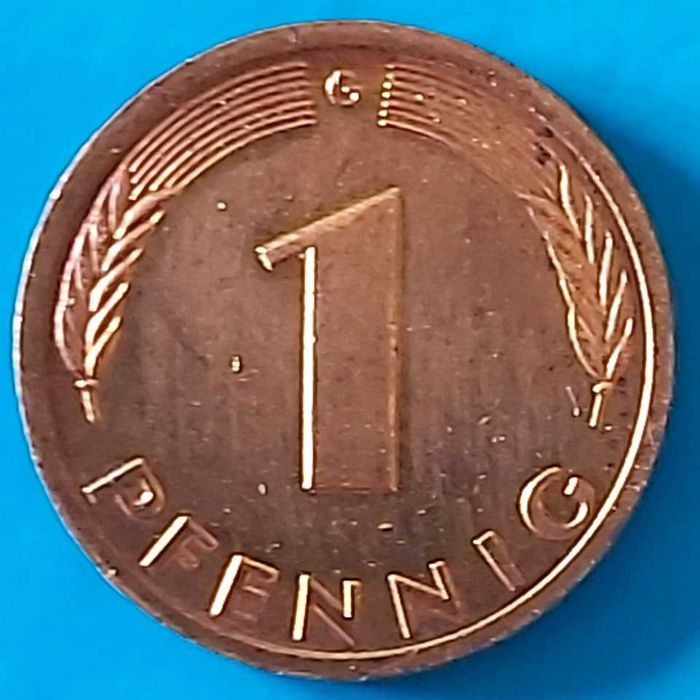 1 Pfennig de 1981 G, Alemanha