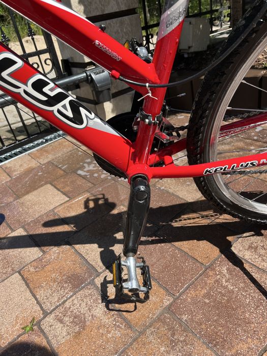 Rower damski czerowno czarny