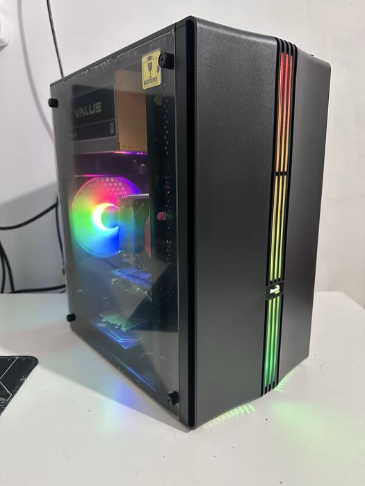 Komputer do gier INTEL 12 rdzeni RX 580 SSD  16 GB FV23 Gwarancja 24